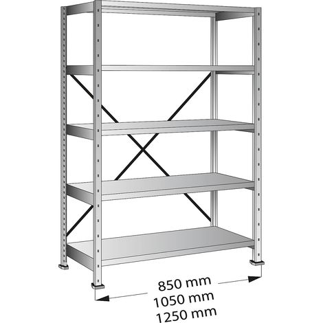 FRANKEL kaiserkraft, Rayonnage emboîtable CLEANA, rayonnage de