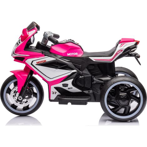 6V moto électrique enfant avec musique et lumières, jouet à conduire rechargeable pour enfants 3-4 ans (1/5)