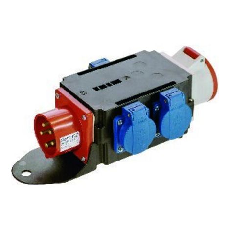 CEE-Adapter MIXO BRIGACH 1xCEE-Stecker 400V,16 A,5-polig IP44 AS-SCHWABE
