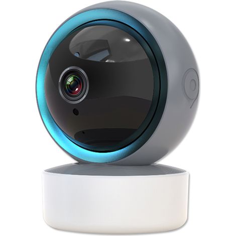 Haustierkamera mit Gegensprechanlage, intelligente, bewegungsaktivierte Innenkamera für die Heimüberwachung, WLAN-Hundekamera mit 355°-PTZ-Drehung und Nachtsicht (1/4)