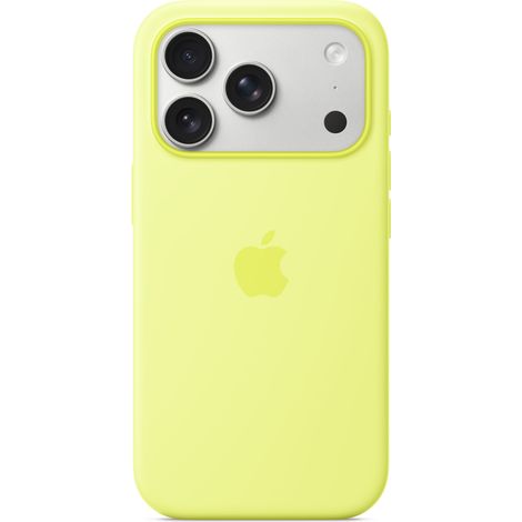 iPhone 17 Pro Silicone Case with MagSafe  Neon Yellow