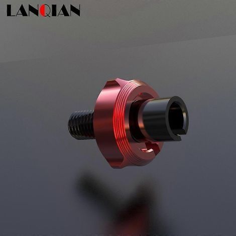S'applique aux DUCATI Scrambler 400/800 MONSTER 695/696/796/797/821 Vis de fixation universelles en aluminium pour câble d'embrayage de moto (M8 rouge) (1/5)
