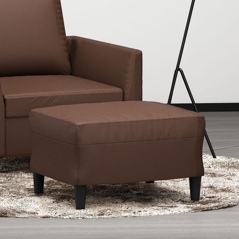 Repose-pied,Tabouret de pied,Pouf Marron 60x50x41 cm Similicuir CNENE238188 (1/5)