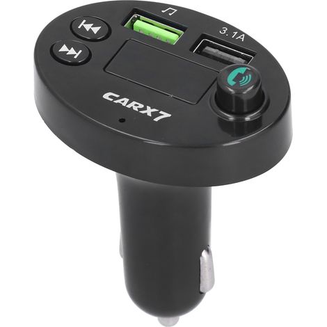 Freisprech-Autoladegerät mit tragbarem, kabellosem Bluetooth-FM-Radiosender/-empfänger für CarX7 (1/5)