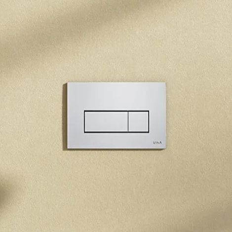 Vitra Loop Root Square Flushplate - Shinny Chrome (1/5)
