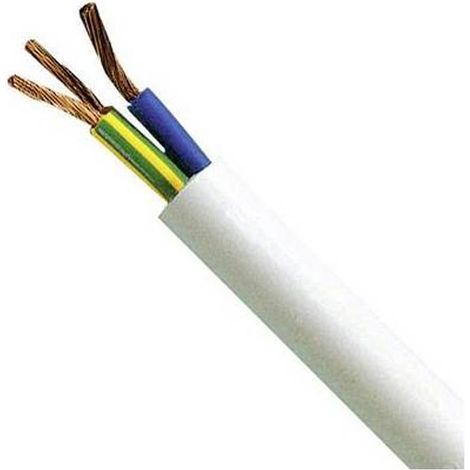 Cavo elettrico H05VV-F 3G1 bianco