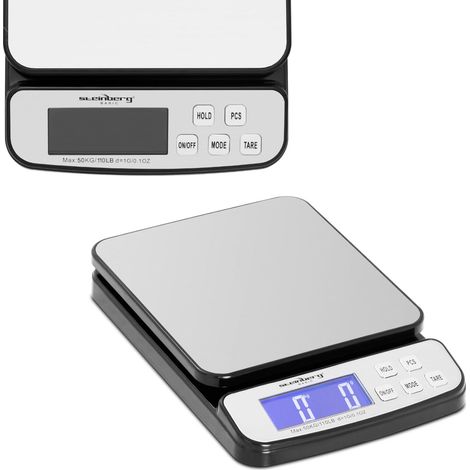 Bilancia postale LCD per pacchi e lettere fino a 50 kg / 1 g