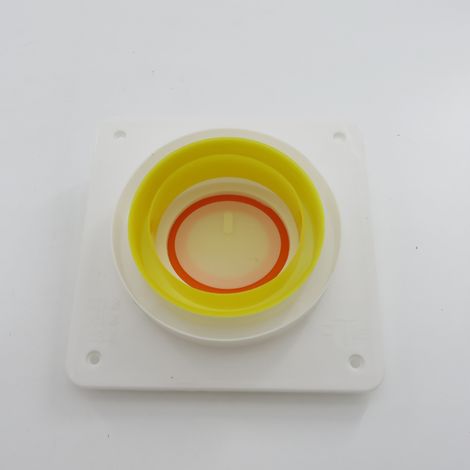 Non-return valve for pipes, odor-proof non-return valve for bathroom heaters, non-return valve for exhaust fans, 80-120 mm sealing non-return valve (1/5)