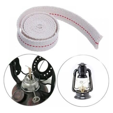 Mèche Lampe À HuileLongueur 5m-Mèche Lampe À Pétrole Largeur 10mmMèche Lampe ✮100% Coton✮ Pour Lampe À Petrole/Lanterne À Huile- Lampe Bruleur (1/3)