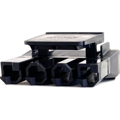 Connettore recpt fila singola 4 poli Molex (1/2)
