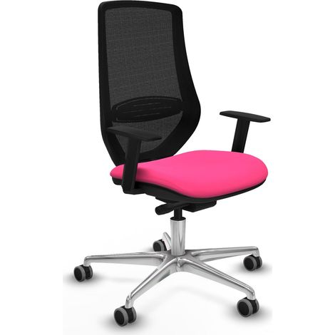 Piqueras y Crespo Mardos Silla de oficina rosa cómoda (1/3)