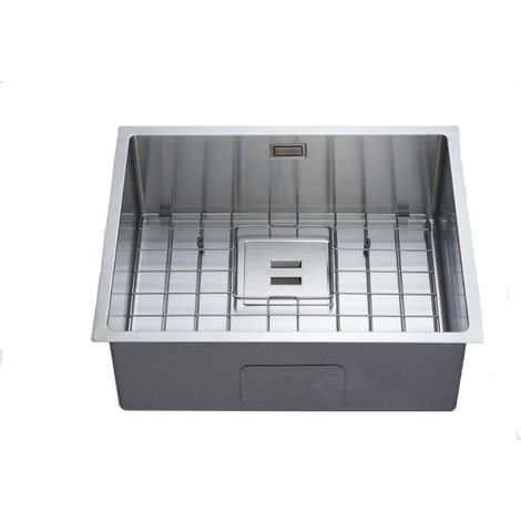 Rejilla Ares Escurridor Acero Inoxidable 49x39x3 cm, scurre platos para fregadero cocina, Fácil de Limpiar y Almacenar