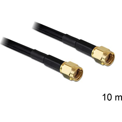 Delock antenna cable rp-sma plug  rp-sma plug lmr195 10 m