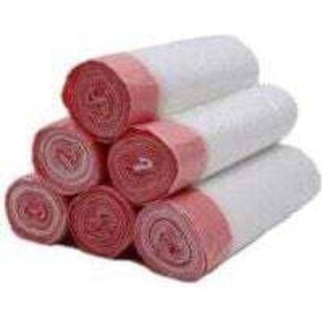 120 transparent garbage bags, 45-50 cm, with drawstring (1/5)
