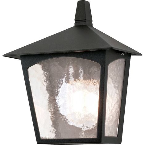 Elstead York - Lanterna da Soffitto a Filo da Esterno 1 Luce Nera, E27 (1/5)