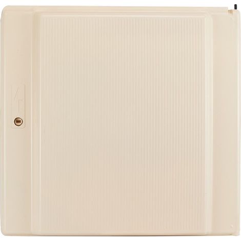 Michaud – Porte de coffret électrique S15 ivoire éclair – Largeur 300mm – Hauteur 600mm – 1 rangée – Indice de protection IP40 – Mode de pose encastré