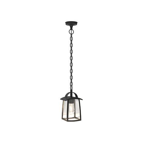 LUTEC Kelsey, lampada a sospensione per esterni regolabile in altezza, altezza 90,6 cm, 1 lampada per esterni (E27 max. 40 Watt), adatta per lampadine LED e intelligenti, impermeabile (1/2)
