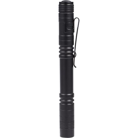 Mini lampe torche LED avec clip stylo, portable, lumière vive, fonctionne sur piles. (1/5)