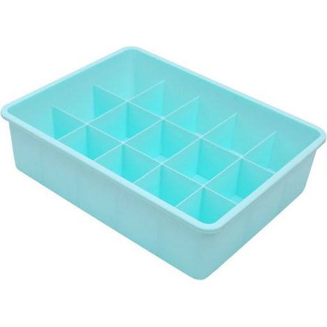 Boîte de rangement pour sous-vêtements à 15 compartiments, anti-poussière, multifonctionnelle, avec séparateur pour tiroir à chaussettes et sous-vêtements. (1/5)
