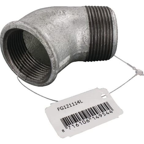 Codo 45掳 hembra/macho 1 1/4" UNIVERSAL FG121114L