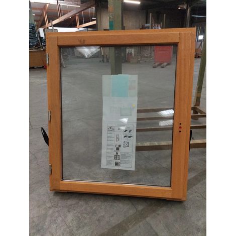 [jamais Utilise] Fenêtre Bois H95 X L80 Cm Côtes Tableau Tirant Gauche Second Choix (n°214) Gd Menuiseries