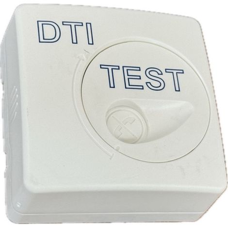 Prise DTI RJ45 Grade 2 boitier saillie 80x80mm blanc ivoire mural OMELCOM SYSTORM