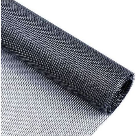 TAISHENGDA-1,5 x 2 m Zanzariera in fibra di vetro ignifuga su misura, di grandi dimensioni, realizzata in tessuto di tela opaca, plissettata, adattabile, rigida, contro zanzare, mosche e insetti per p (1/5)