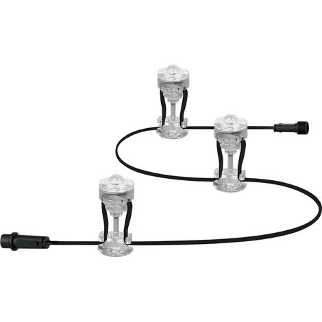 LEDVANCE Luce da esterno Smart LED da parete, WiFi, SMART+ GARDEN DOT MULTICOLOR / 0,70 W, 220…240 V, Ampiezza fascio luminoso: 33°, RGB, Materiale: Polycarbonat (PC), IP65 (1/5)