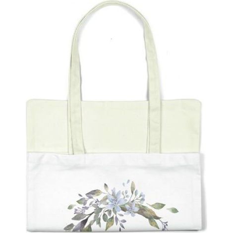 Sac Shopping Coton - Tote Bag Réutilisable 34 x 40 cm - Anse Épaule - 1 Pièce (1/4)
