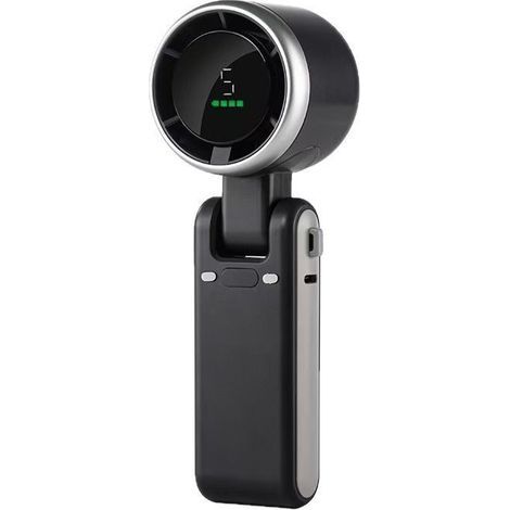 Mini-Tragbarer Akku-Ventilator, 5 Geschwindigkeitsstufen, einstellbar, 3600 mAh, Reiseventilator, Turboventilator, Nackenventilator (1/5)