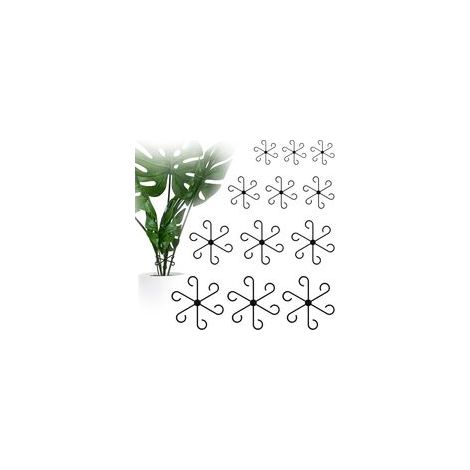 Lot de 12 Tiges de Plantes Clips, Clips de Support pour Plantes Attache Plante Grimpante Accroche, Réutilisables Pinces à Plantes pour Plantes Grimpantes Tomates (1/5)