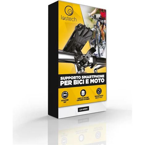 Supporto Smartphone per Bici e Moto Rotazione 360° Lostech 12 Pezzi (1/4)