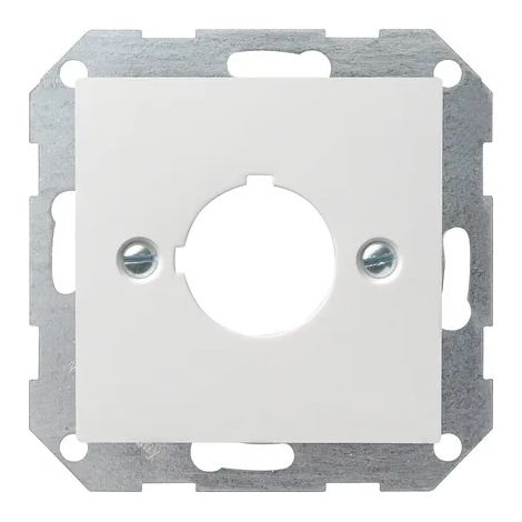 Gira Tapa Anillo soporte Dispositivos Ø 22,5 mm System 55 Blanco puro [027203], 0272 03