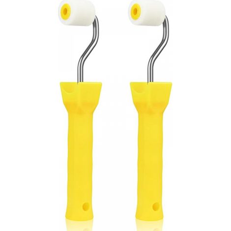 Rouleau de peinture en mousse pour la coupe ou la bordure, extra petit, outil de peinture pour des effets de peinture professionnels, rouleau de 1 pouce, 2 pièces (1/3)