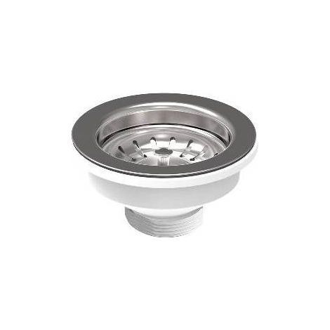 PILETTA PER LAVELLO CUCINA BRENNERO LUX Con troppopieno rett. s/grigli BONOM