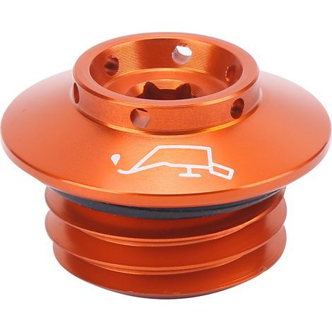 Öleinfülldeckel und Tankdeckel für Motorradmotor, passend für 1290 Super R Special Edition 2016, Orange (1/5)