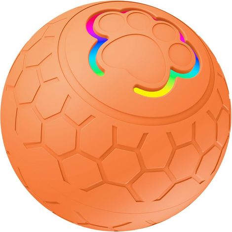 Balle Interactive Rechargeable Pour Chien - 5,6 cm - Mode Intelligent Et Mode Fou - Autonome Avec Changement De Direction - 1 Pièce (1/5)