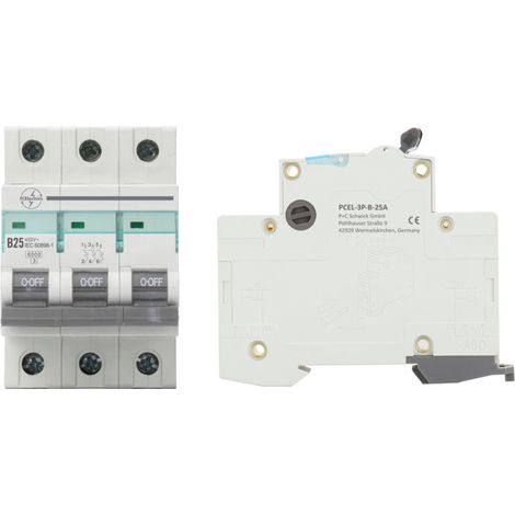 Magnetothermischer Leitungsschutzschalter Mcb 3p B 16amp 400vac Pcel-3p-b-16a