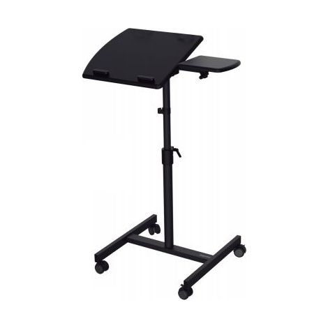 SOPORTE CON RUEDAS MULTIUSOS APPROX APPSVP01 AJUSTABLE PARA PORTATIL , PROYECTOR   REGULABLE EN ALTURA E INCLINACIÓN
