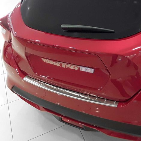 Protection Seuil de Pare-Chocs Arriére pour Nissan Micra 2017-2025 Acier (1/5)