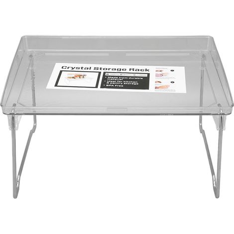 boîte de rangement-Organisateur de bureau multifonction en métal PET et stainless steel, support de rangement foldable pour bureau et cuisine (1/4)