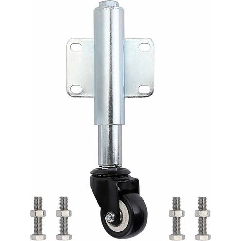 Green Mobility-Roulette de porte de volet roulant de 6,5 cm, roulette de meuble, pour porte de jardin en bois, clôture de jardin, charge portante 50 kg (1/5)