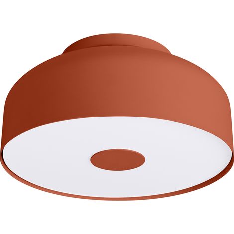 Lampada da soffitto Omiq ocra rossa 30x15x30cm Sollux (1/5)