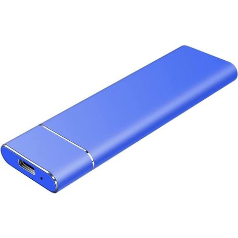 Disque Dur Externe - 8 To - USB 3.1 - Ultra Plat - Antichoc - Compatible PC Ordinateur Portable - 1 Pièce