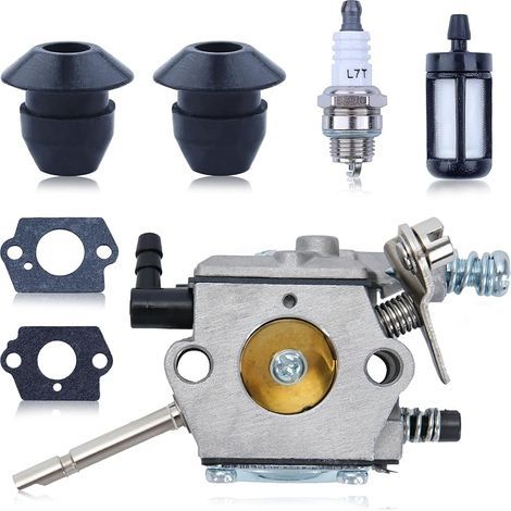 Kit Carburateur Filtre à Essence Pour Stihl H24D FS 48 52 56 62 66 81 86 106 FS48 FS52 FS56 FS62 FS66 FS81 FS86 FS106 Tondeuse à gazon, Remplacement Pour Walbro WT-45-1, 4126 1200 0600 (1/5)