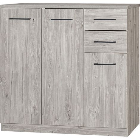 Meuble de rangement contemporain chêne gris Elmet (1/5)