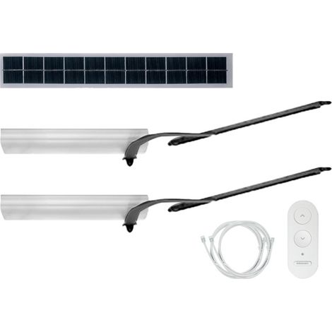 Kit Motorisation Solaire Bubendorff, 2 Vantaux, pour Volet Battant, Motorisation Autonome sans Câblage, Détection d’Obstacle & Arrêt Automatique (1/5)
