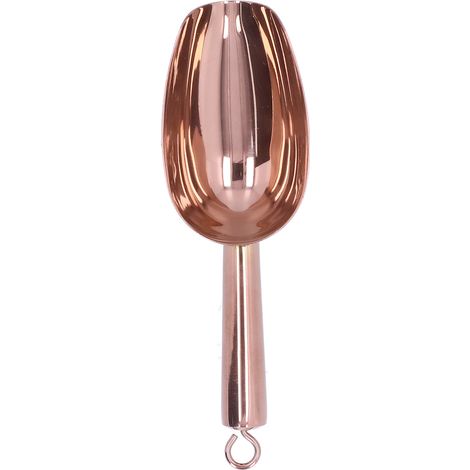 Pelle à Glace en Acier Inoxydable, Racleur et Pelle à Farine, Accessoire de Cuisine Rose Doré 20cm (1/5)