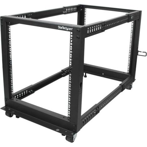 StarTech 12U Rack Aperto con 4 Montanti Regolabili Nero (1/5)
