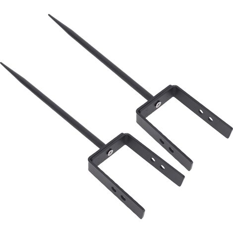 Support de bec verseur d'eau de pluie, 2 pièces, ancre d'extension réglable en fer résistant aux intempéries pour Support de tuyau (1/5)